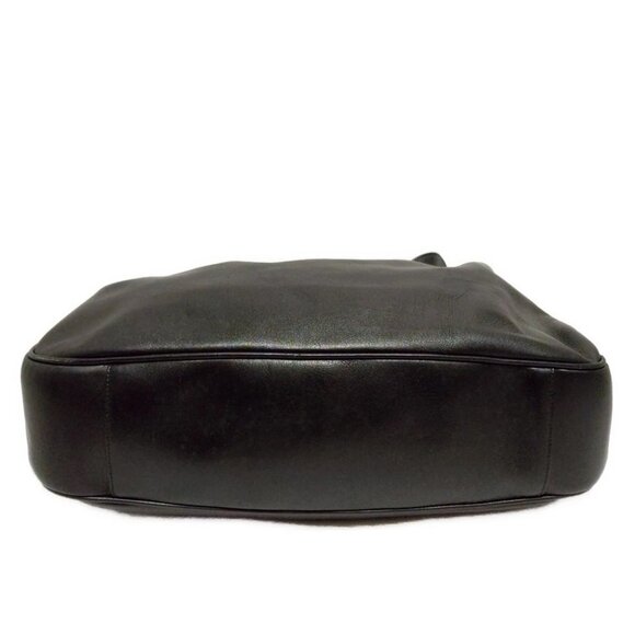 Auth GUCCI Bamboo Black Leather Shoulder Bag - Picture 3 of 10
